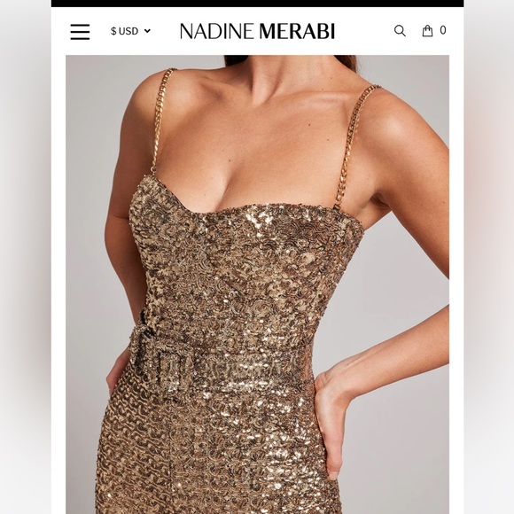 Nadine Merabi Lucinda jumpsuit XL worn for 30min. - Picture 5 of 6